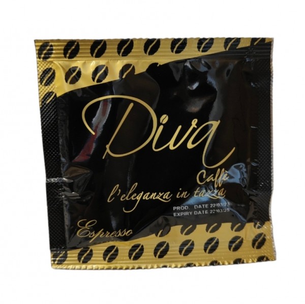 150 Pads Diva Espresso inkl. Servierset